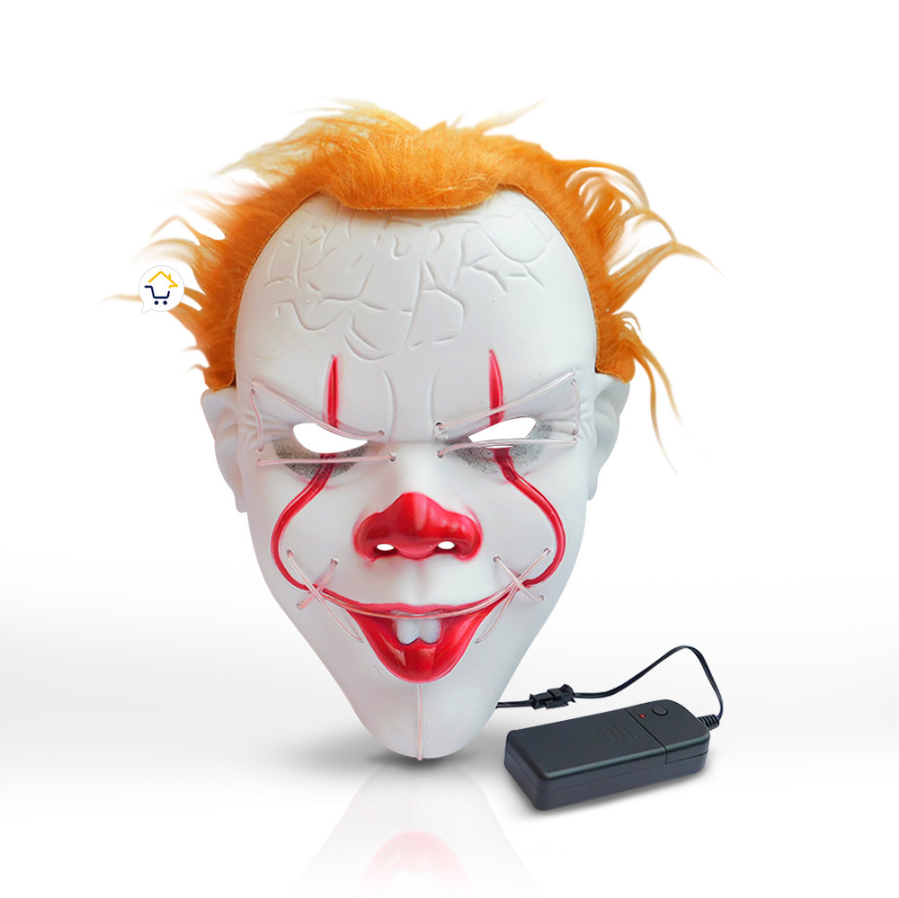 Miniatura 5 de Mascara IT Luz Neon Halloween OF301