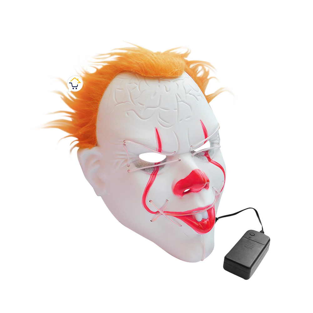 Miniatura 3 de Mascara IT Luz Neon Halloween OF301