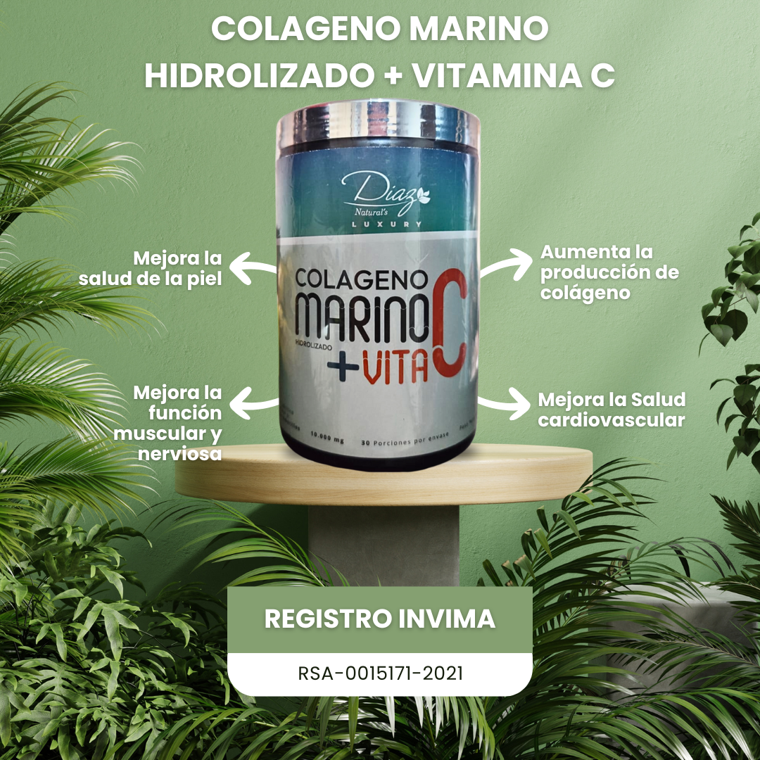 COLAGENO MARINO HIDROLIZADO + VITA C 600
