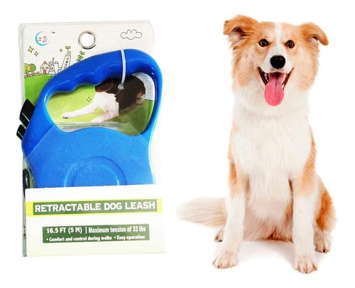 Correa Retráctil De 3mts Para Mascotas