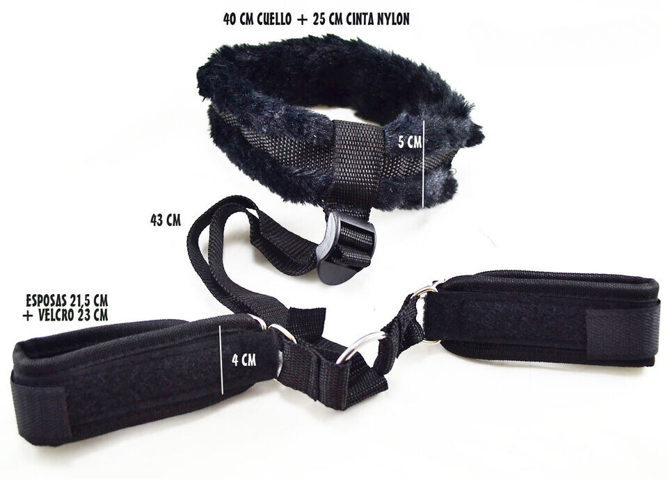 Collar amarre cuello y manos