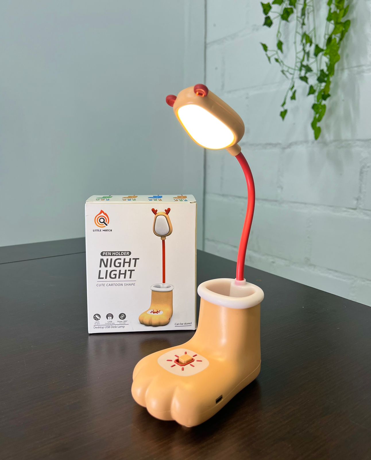 Miniatura 3 de Lampara de bota porta lapices