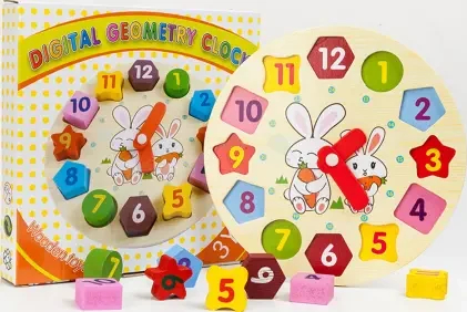 Miniatura 2 de Reloj didactico de madera 20cm