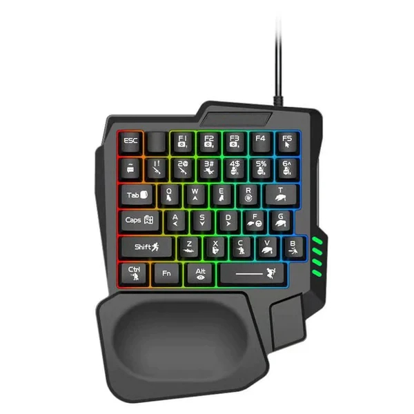 Miniatura 2 de Teclado Gamer Para Una Mano