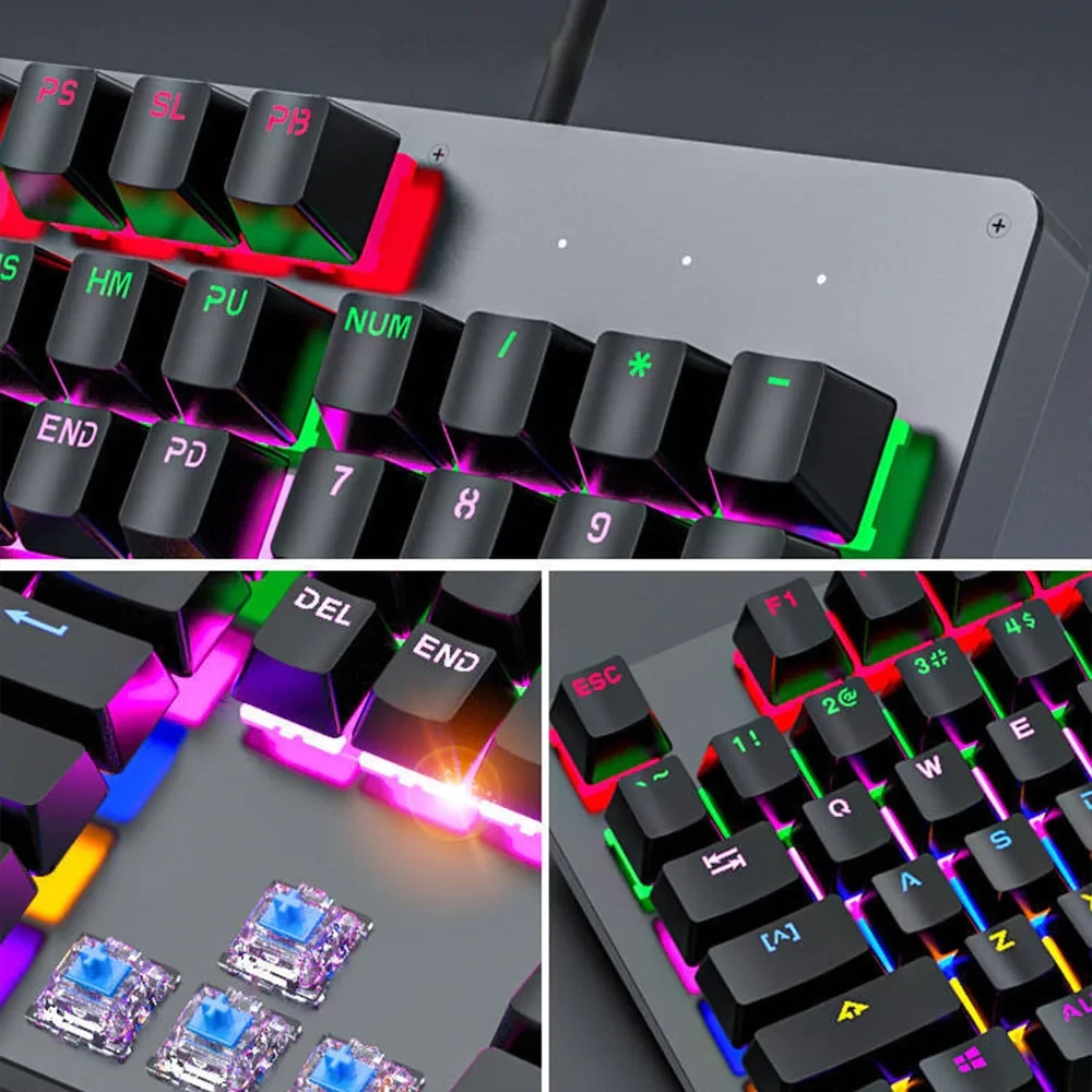 Miniatura 2 de Teclado Mecánico Gamer Usb Aoas M-700 Co