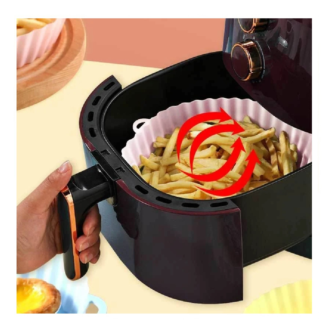 Bandeja De Silicona Freidora De Aire