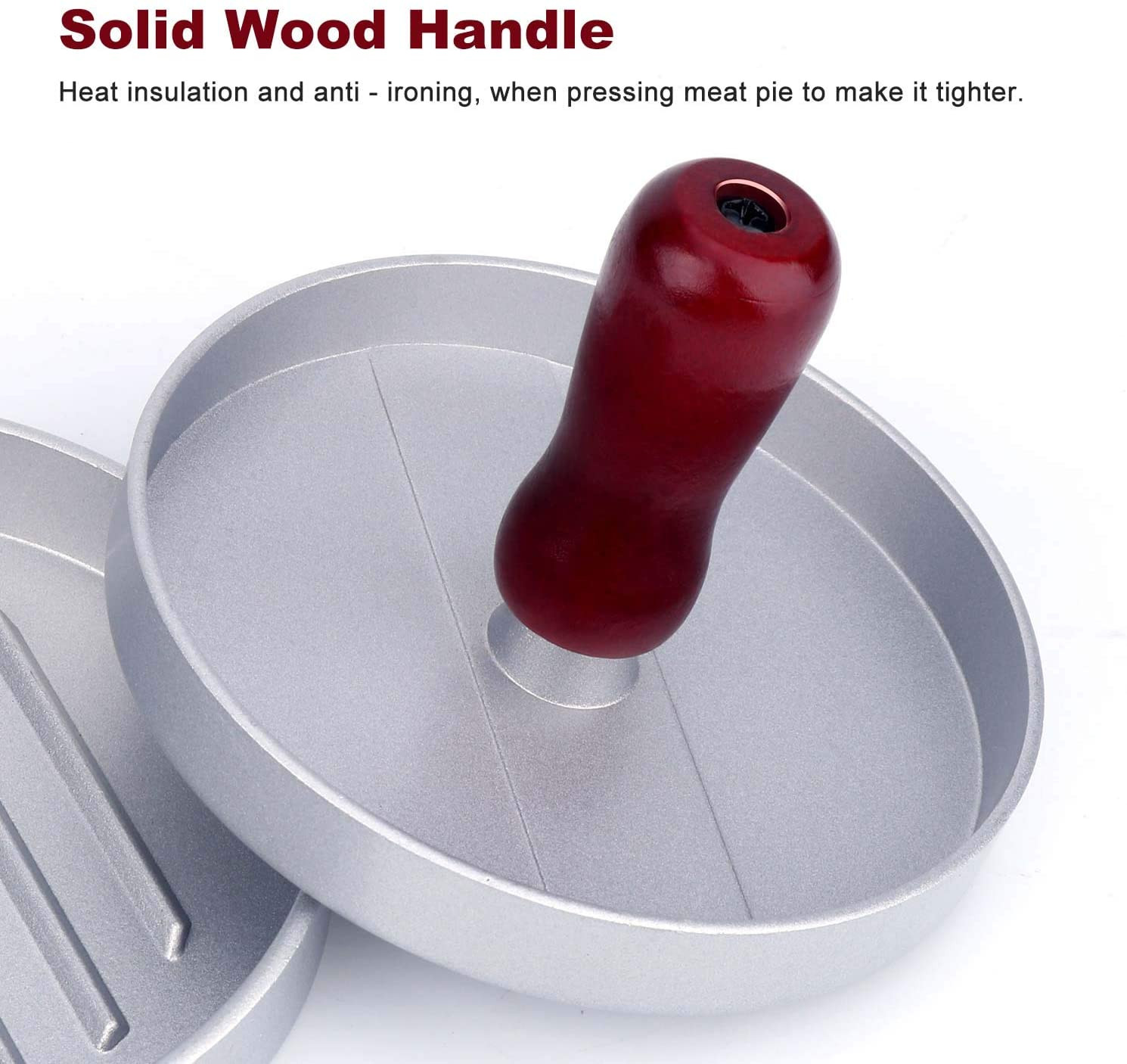 Miniatura 3 de Molde prensa carne Hamburguesa Metal