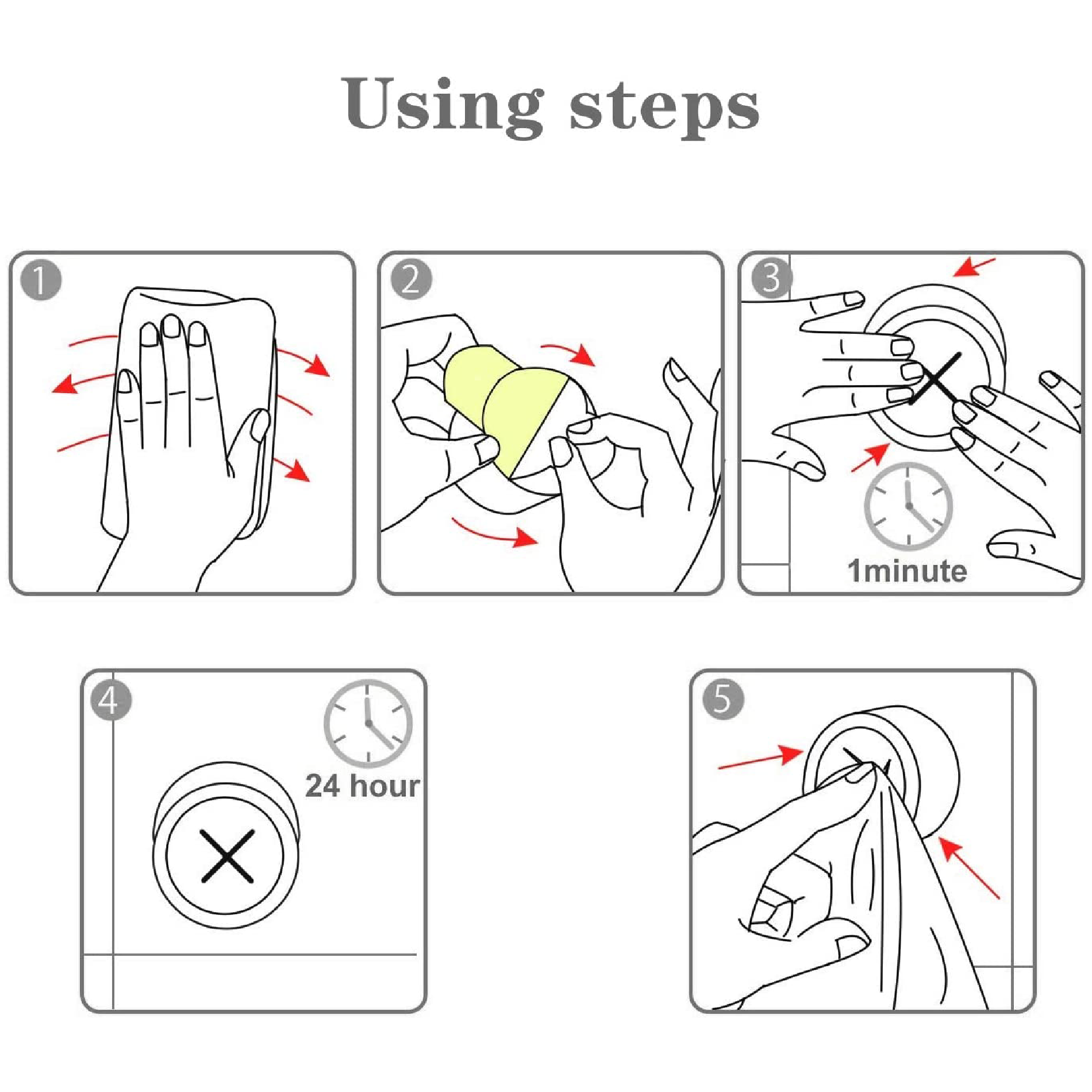 Miniatura 2 de Toallero Gancho Adhesivo Baños Cocina X3