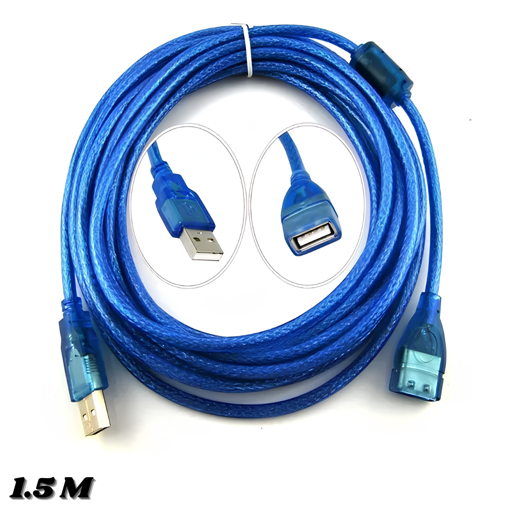Cable Extensor Usb Con Filtro 1.5 Metros