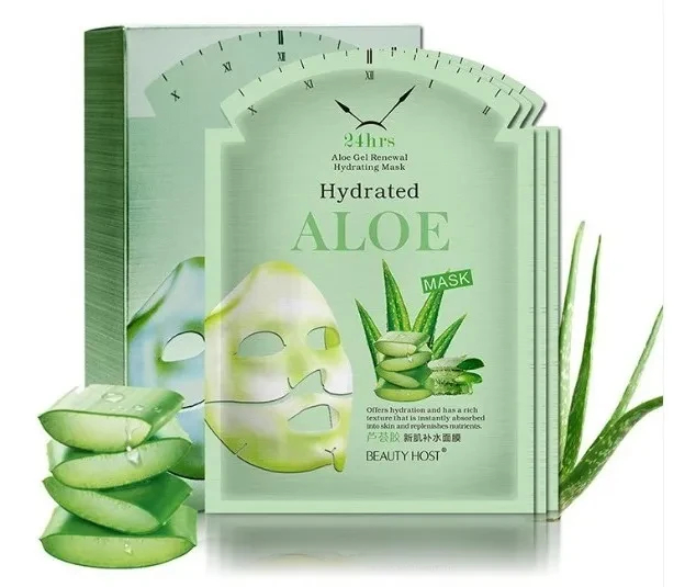 Miniatura 4 de Mascarilla Facial Hidratante Aloe x10