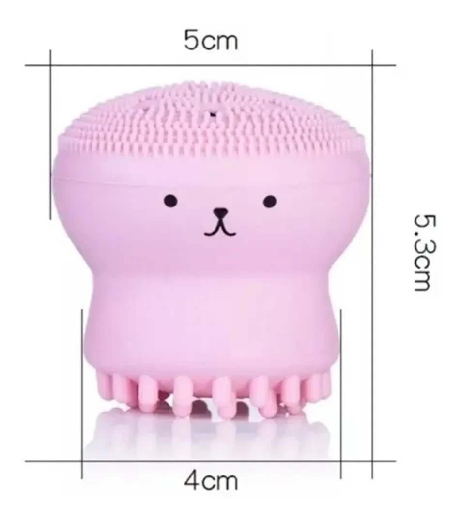 Pulpo Limpiador Facial Exfoliante