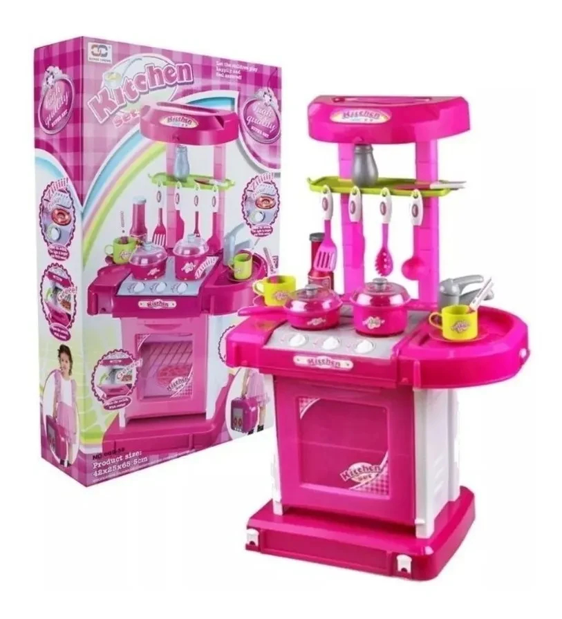 Miniatura 5 de Cocina Infantil Maletin Princesas Niñas