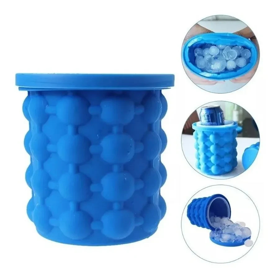 Miniatura 3 de Mini Hielera Cubos De Hielo En Silicona