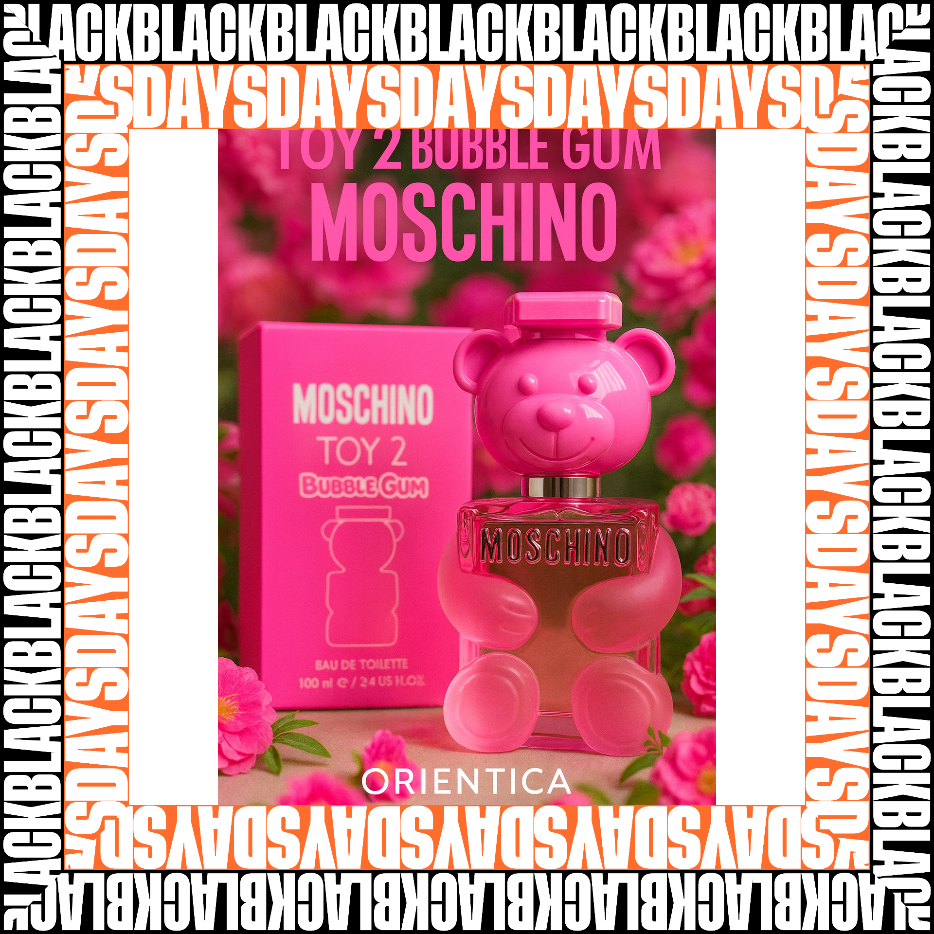 TOY 2 BUBBLE GUM MOSCHINO BLACK DAYS