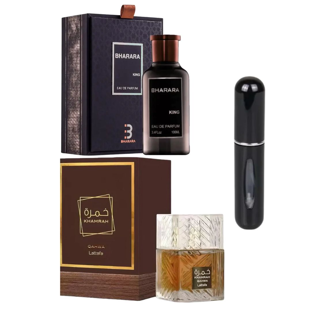 BHARARAKINGESTUCHE+QAWHAESTUCHE+PERFUME
