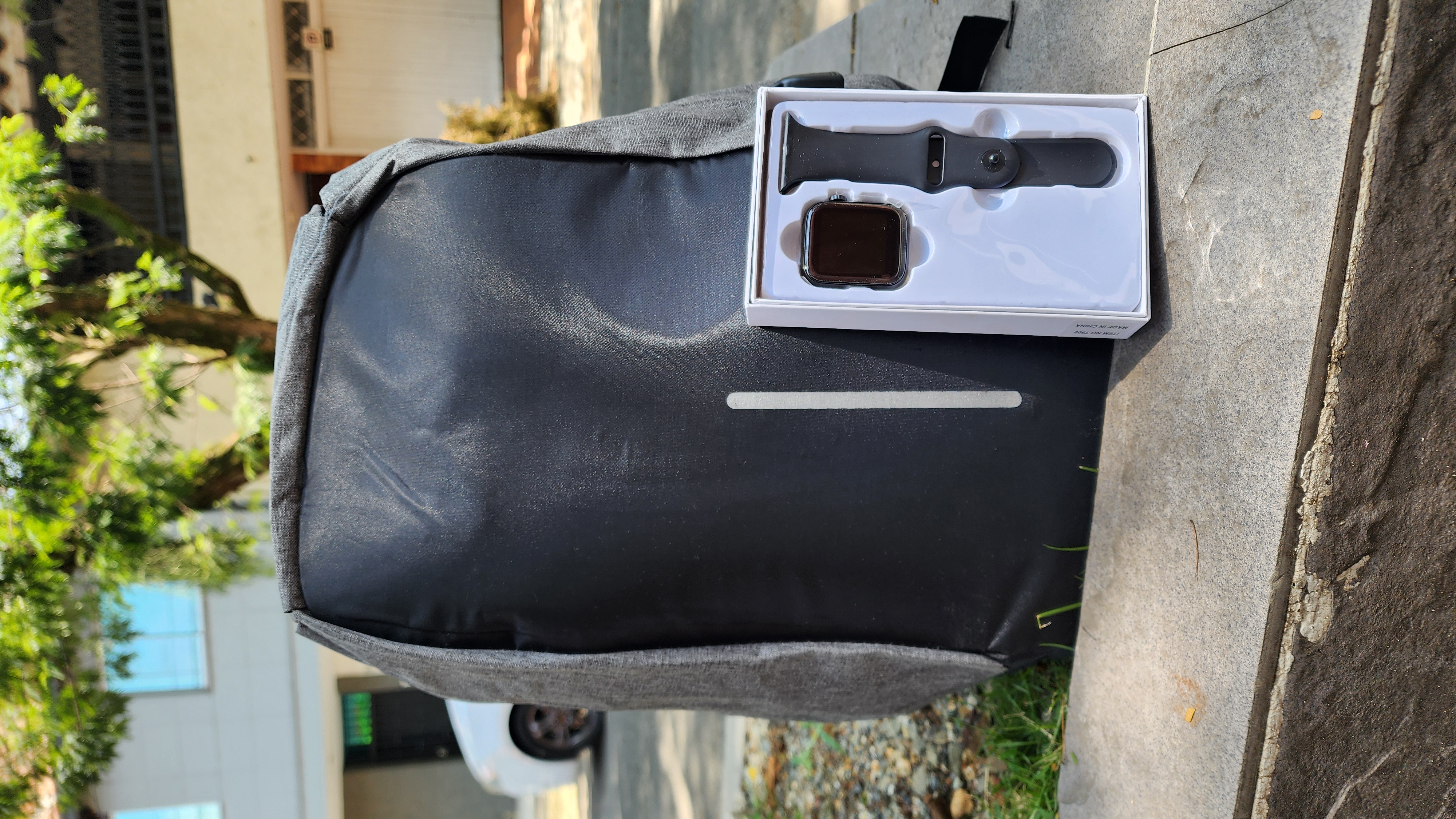 Miniatura 8 de COMBO SMARTWATCH T500 + MORRAL ANTIRROBO