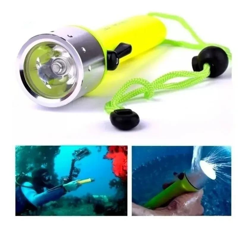 Miniatura 5 de Linterna Acuatica Buceo Sumergible