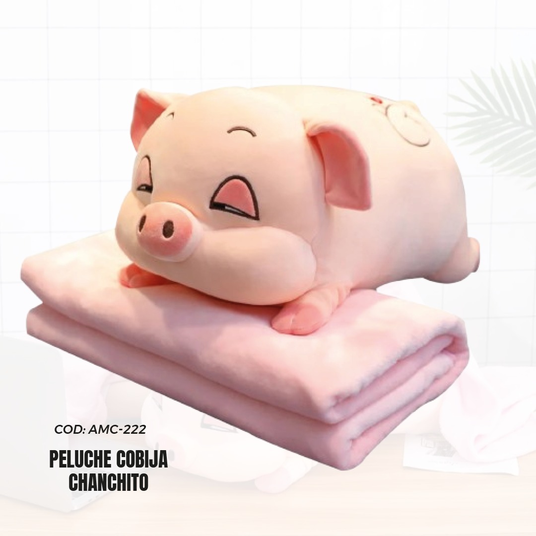 PELUCHE COBIJA- CHANCHITO