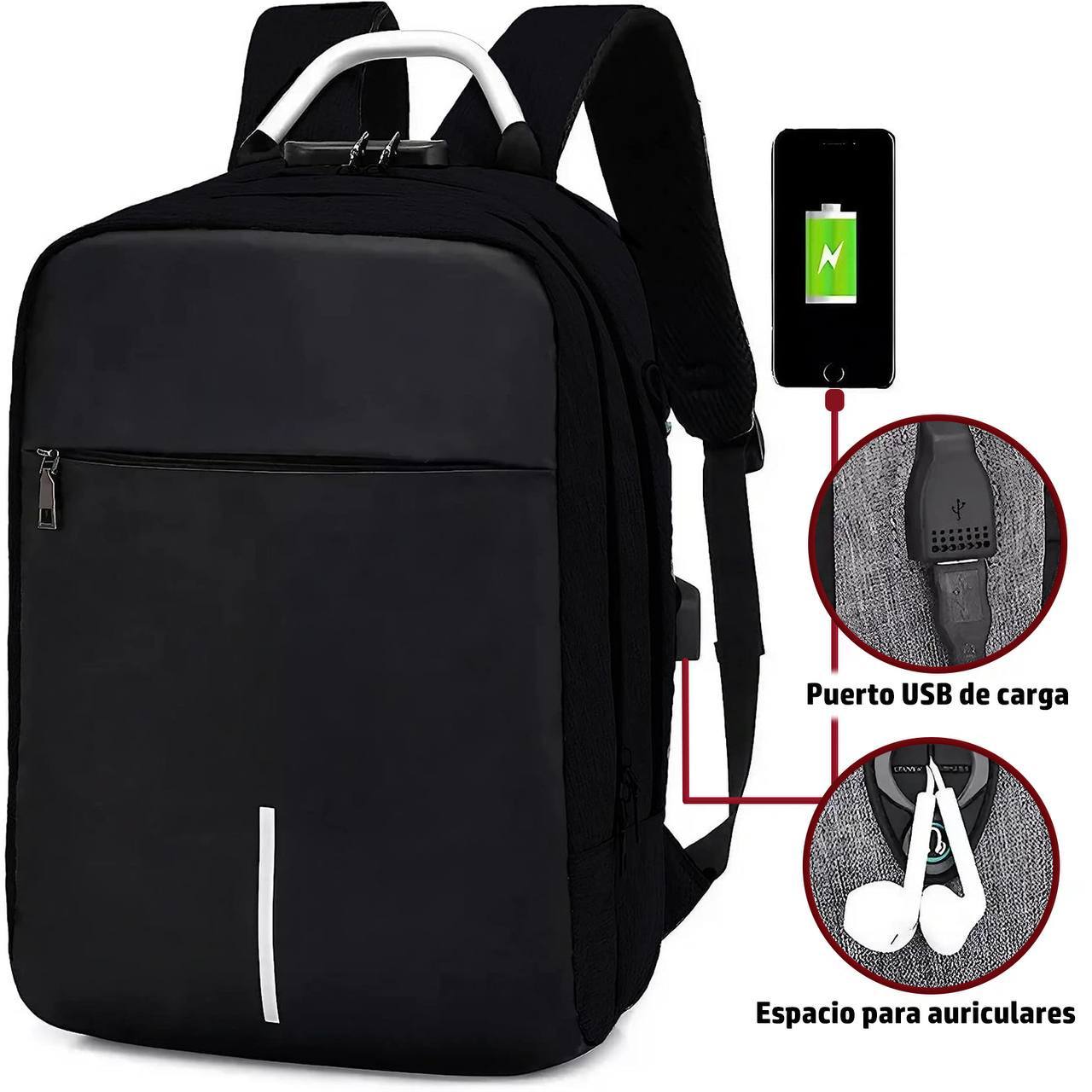 MOCHILA IMPERMEABLE ANTIRROBO