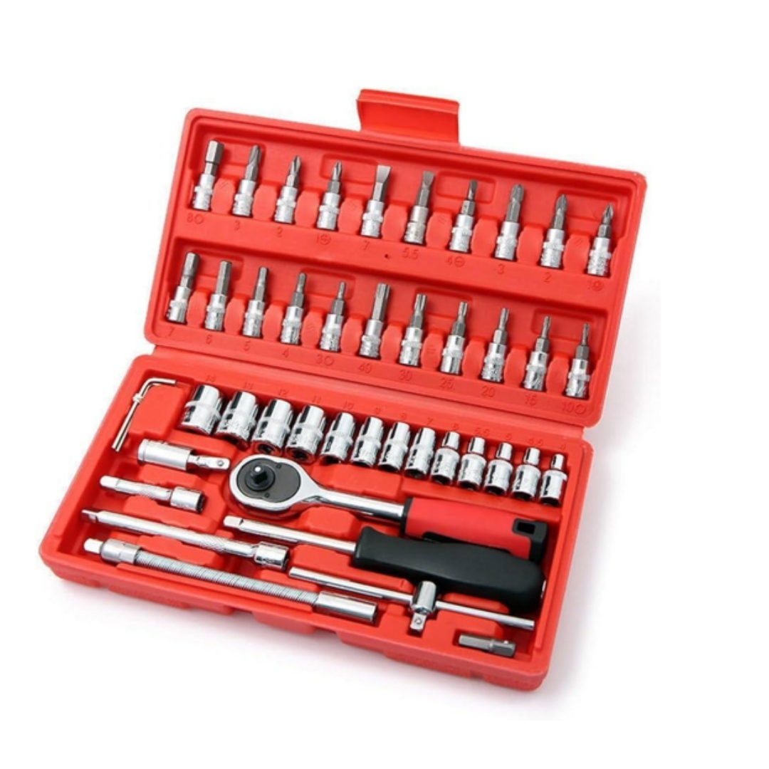 Kit de herramientas mecánicas 46 piezas