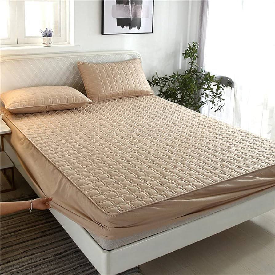 Vista 3 de PROTECTOR DE COLCHÓN 3 PLAZAS - color: gris