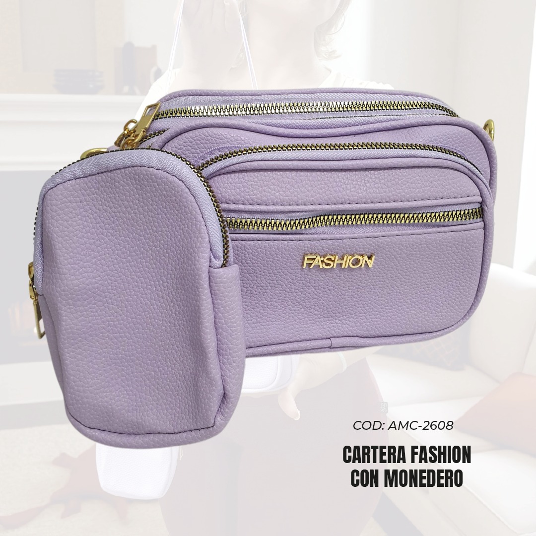 CARTERA FASHION CON MONEDERO