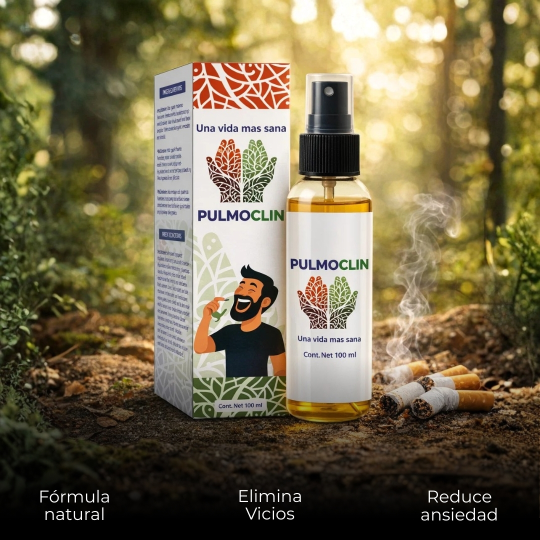 Pulmoclin Spray elimina habitos Natural