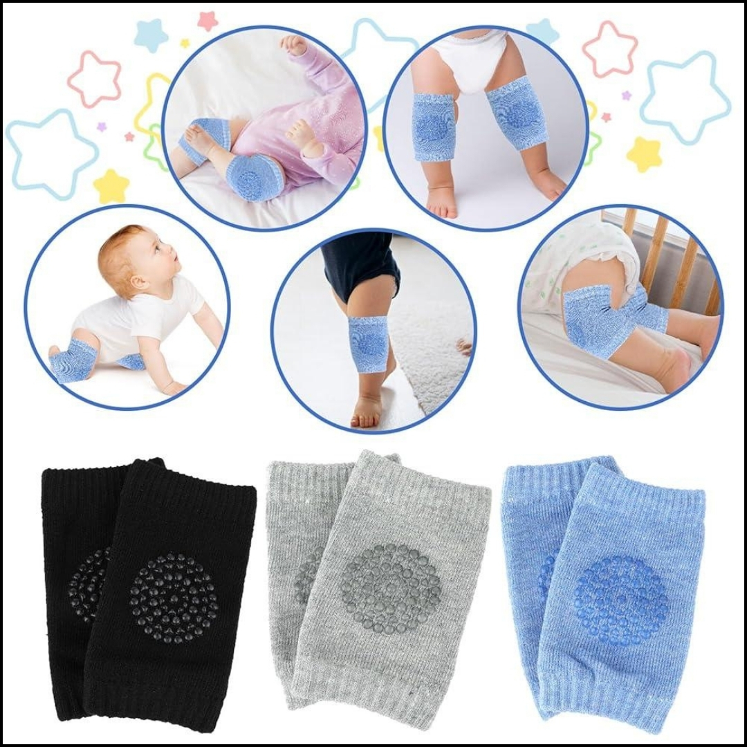 Rodilleras de algodón bb, antideslizante