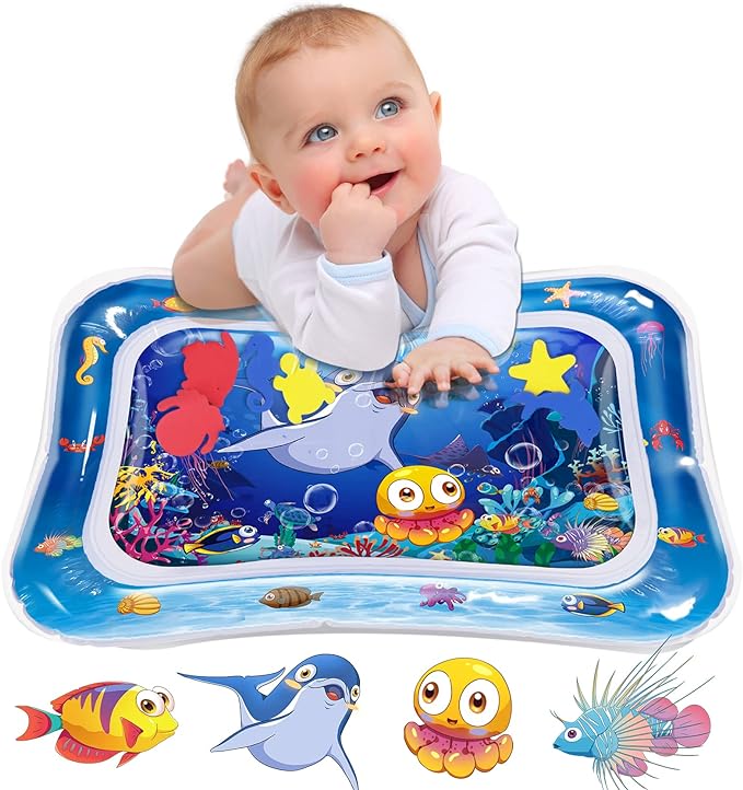 Tapete juego sensorial de agua para bebe