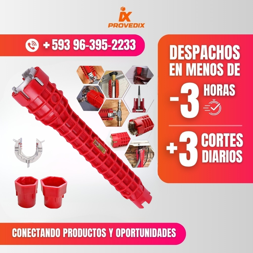 LLAVE UNIVERSAL PARA GRIFO