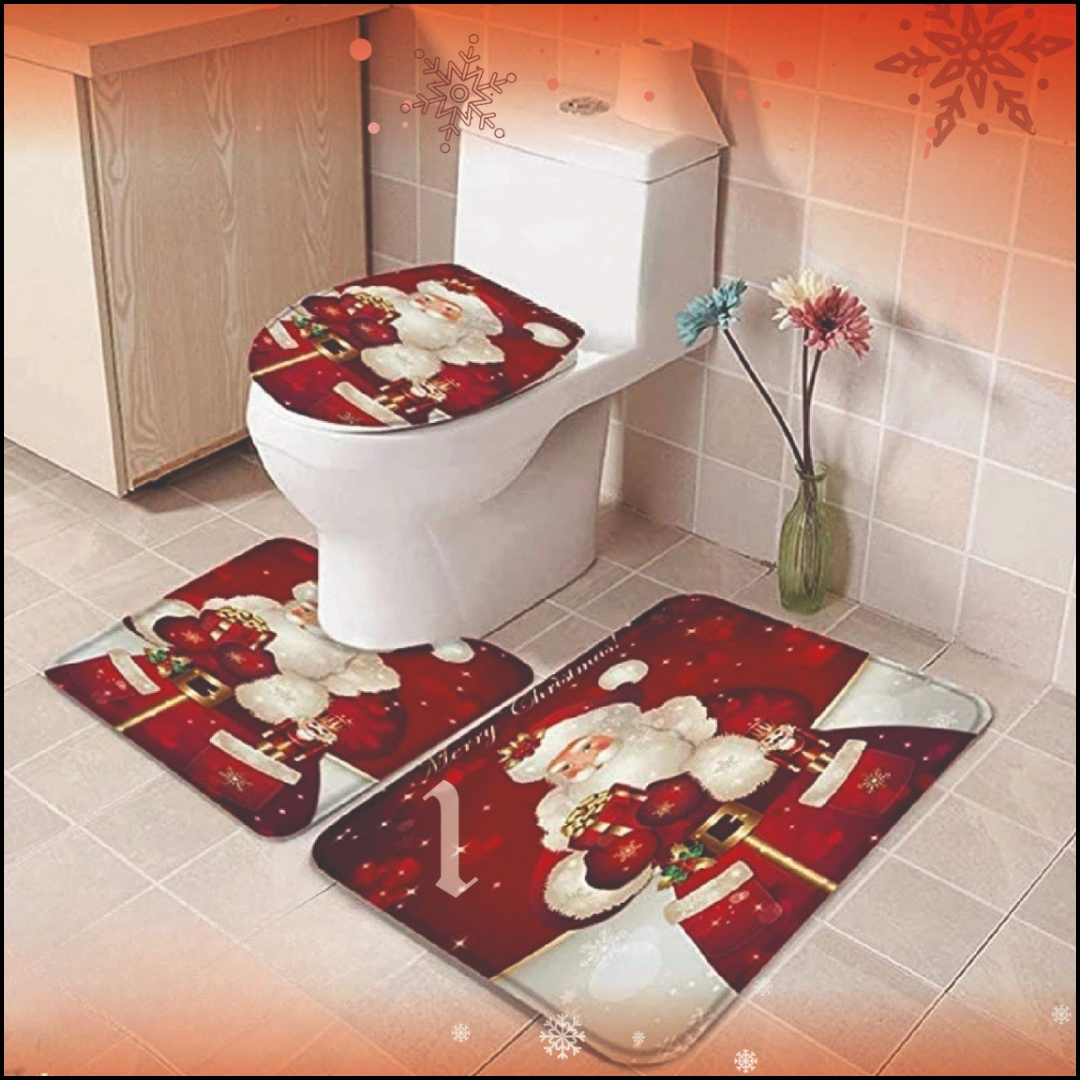 Set x 3 Navideño para baño