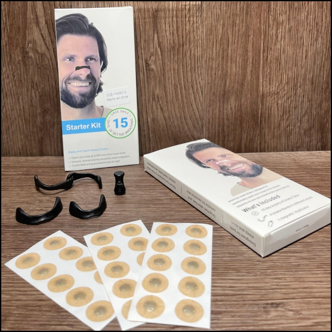 Tiras magnéticas para la nariz, antirro