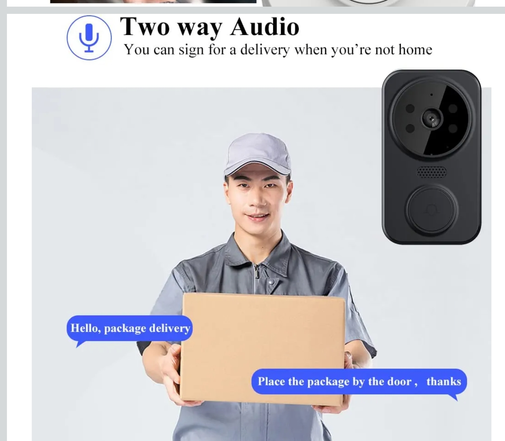 Timbre inalámbrico con cámara wifi