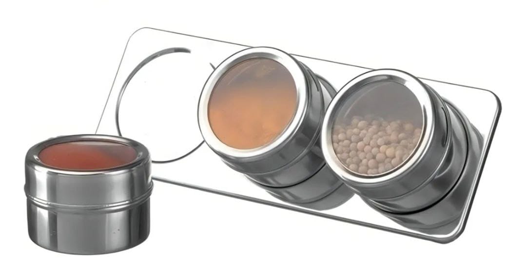 CONDIMENTERO MAGNÉTICO ACERO INOXIDABLE