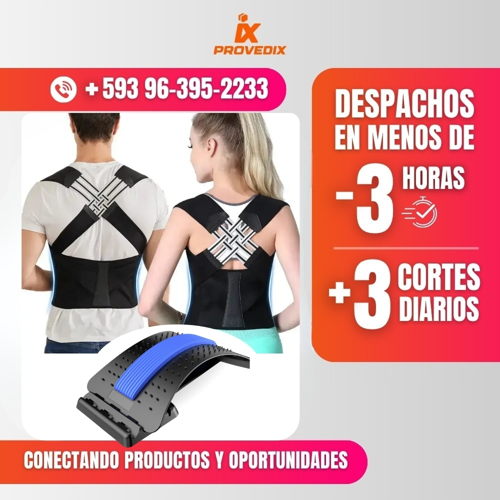 ESTIRADOR DE ESPALDA + CORRECTOR ESPALDA