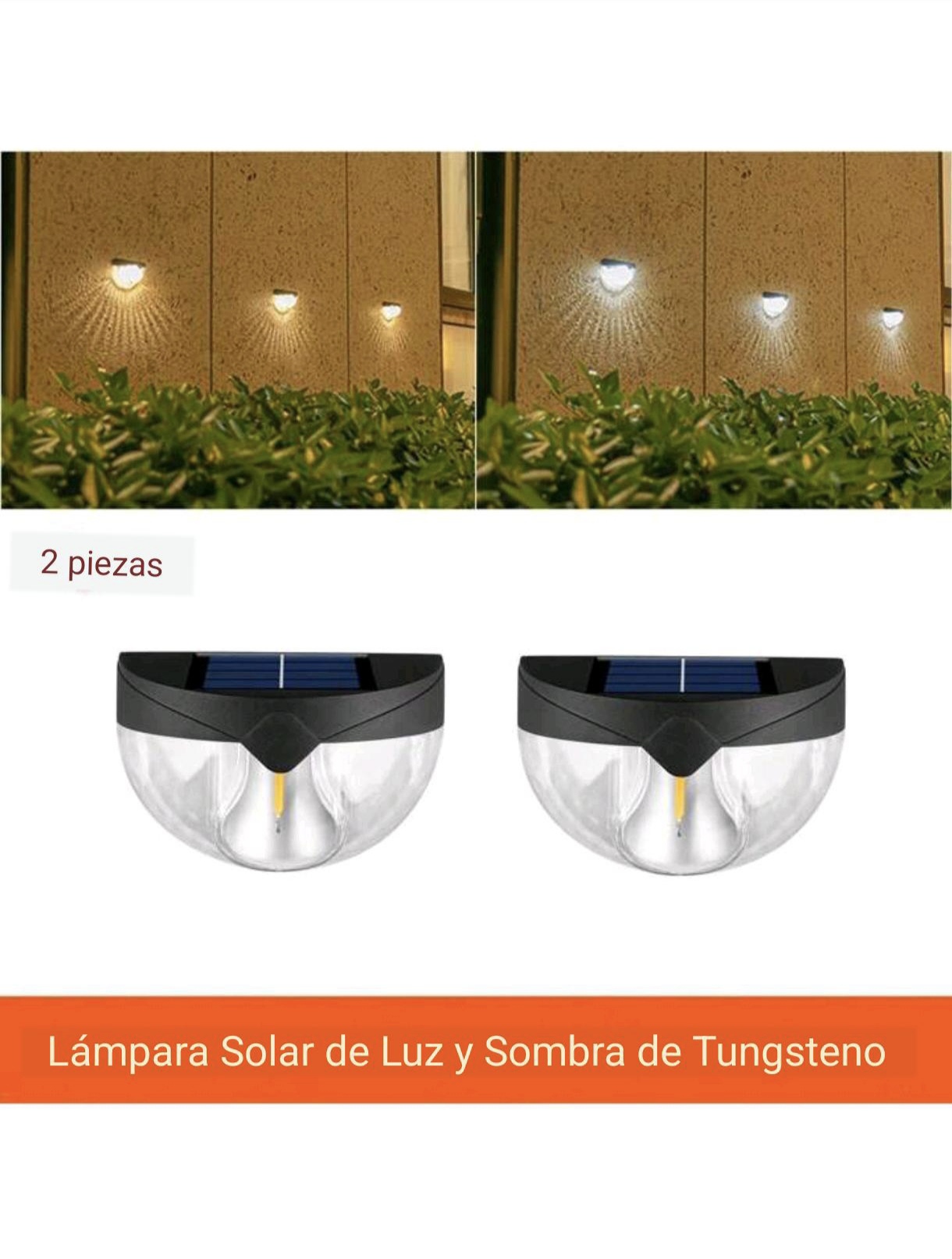 Miniatura 3 de APLIQUE SOLAR LAMPARA X2