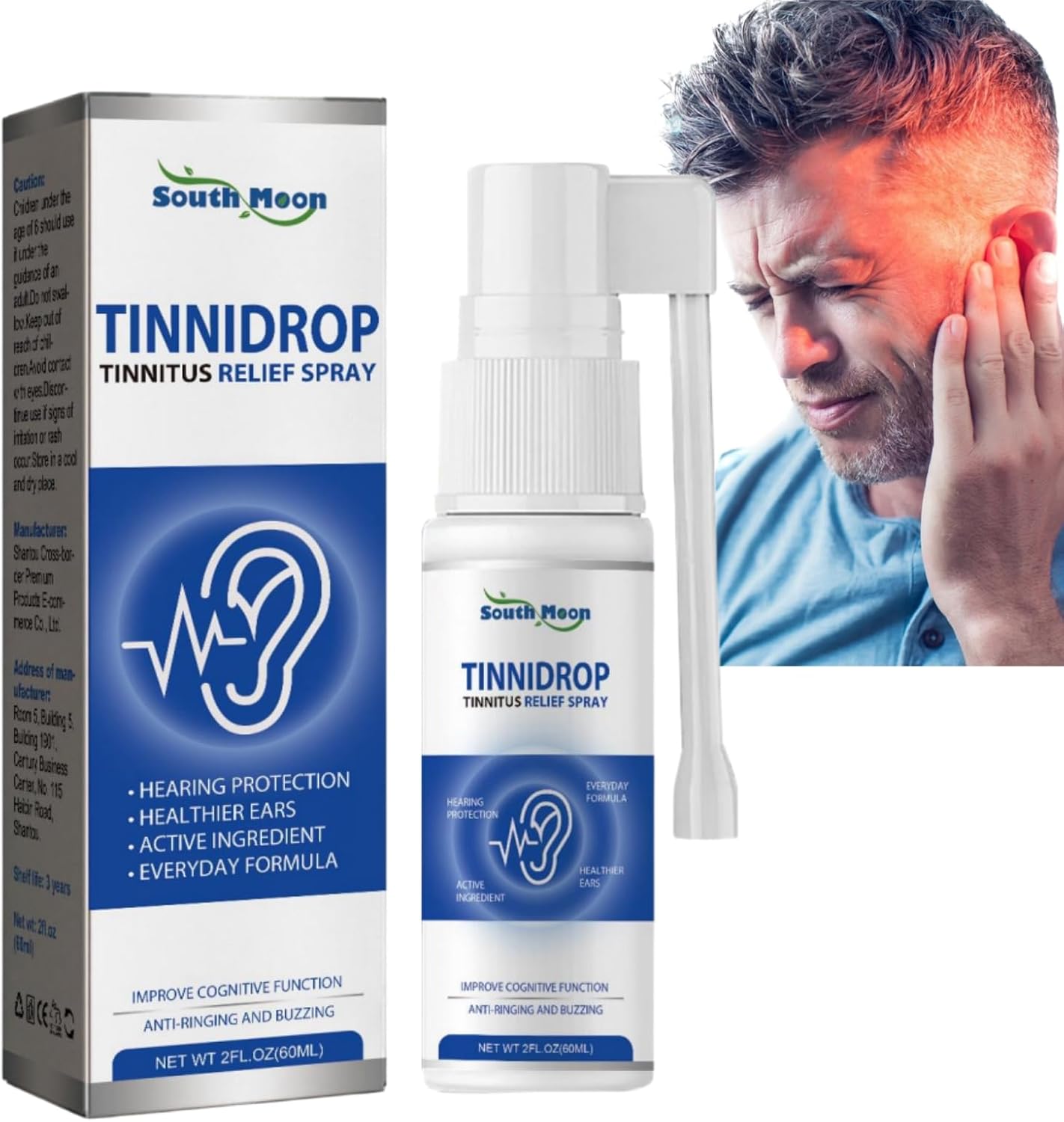 Tinnidrop Spray Limpiador De Oido