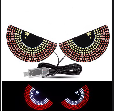 LUCES LED DISEÑO DE OJOS PARA CARRO