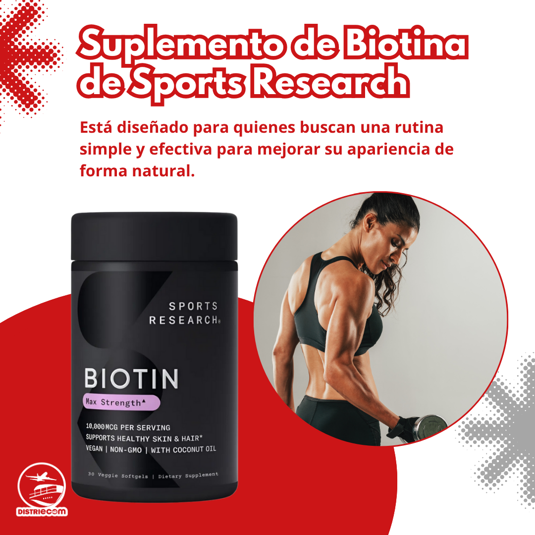 SUPLEMENTO DE BIOTINA - SPORTS RESEARCH