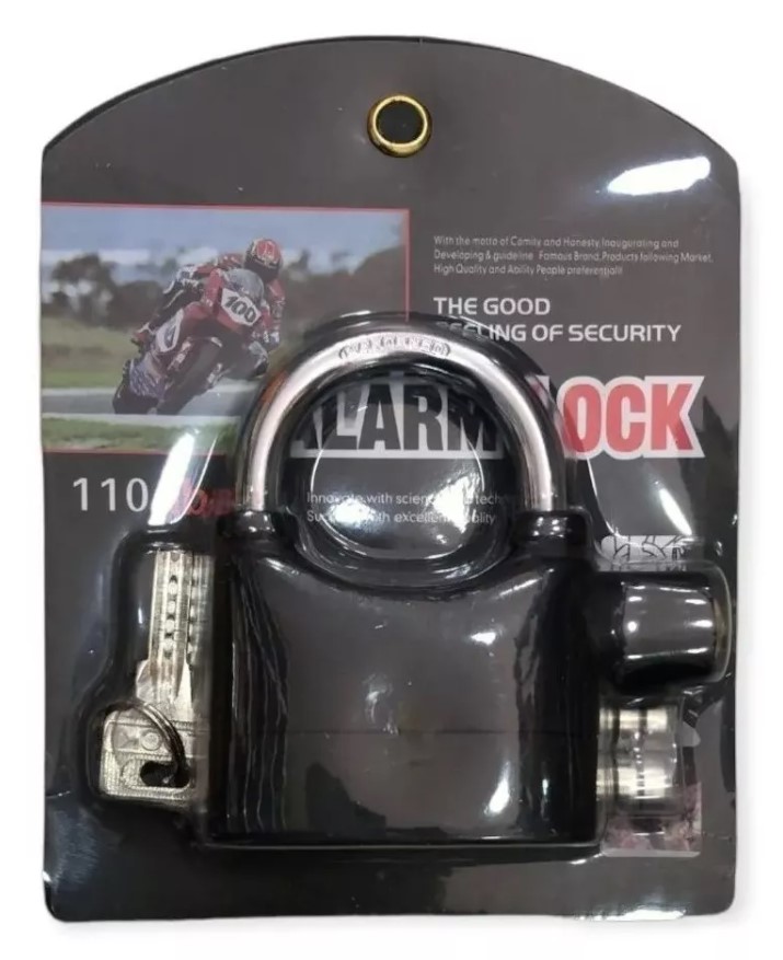 Candado con alarma multiusos