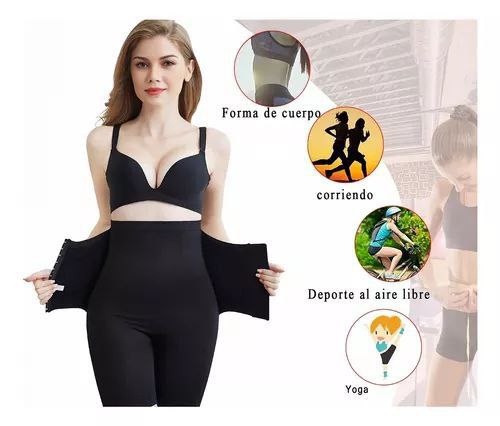 Faja Short Control de Abdomen - COLOR - TALLA: NEGRO L