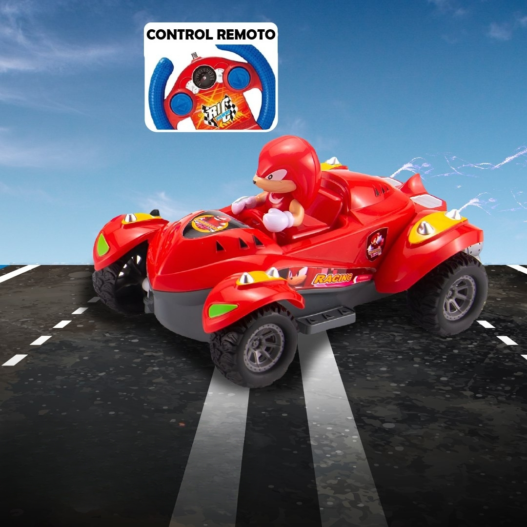 Carro Control Remoto Personaje Rojo