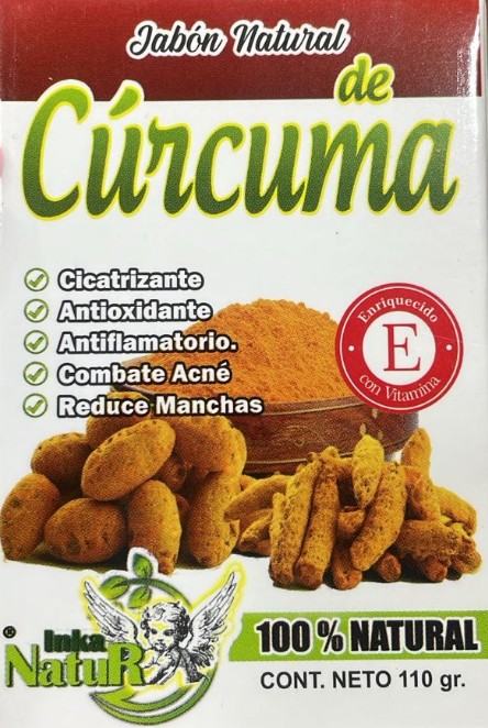 Jabon natural de curcuma