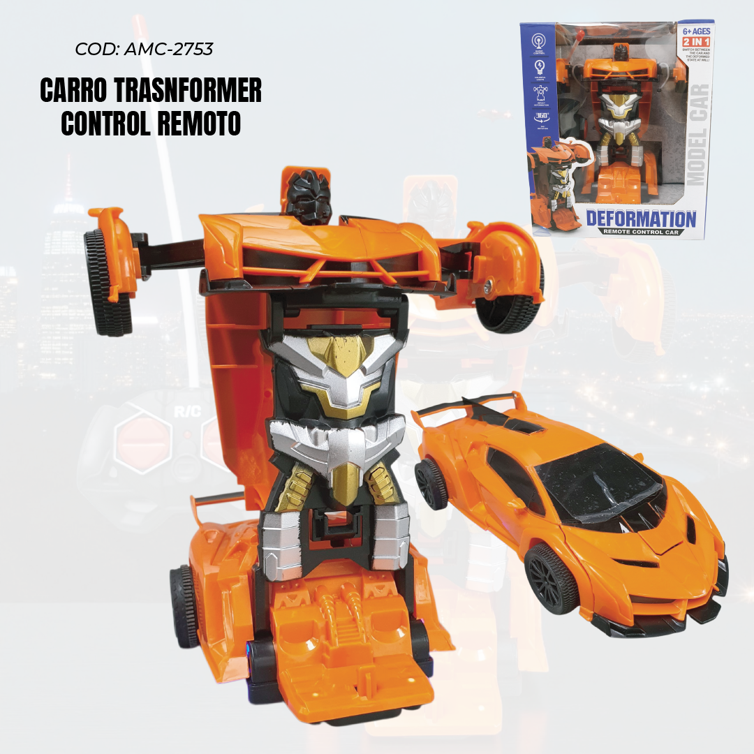CARRO TRASNFORMER CONTROL REMOTO