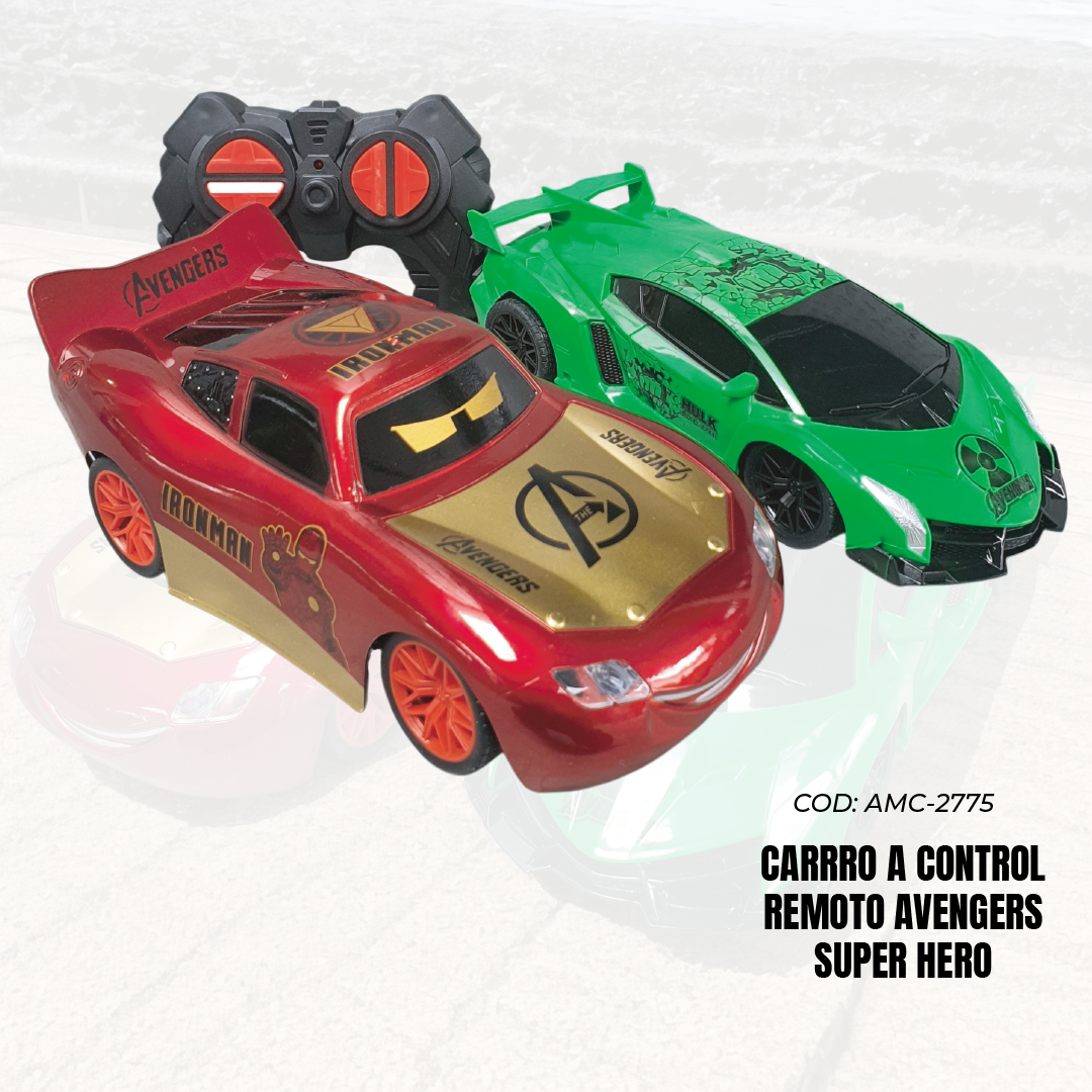 CARRO A CONTROL REMOTO AVENGERS SUPER H