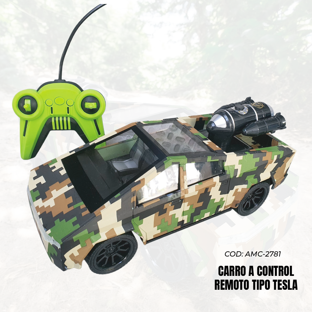 CARRO A CONTROL REMOTO TIPO TESLA