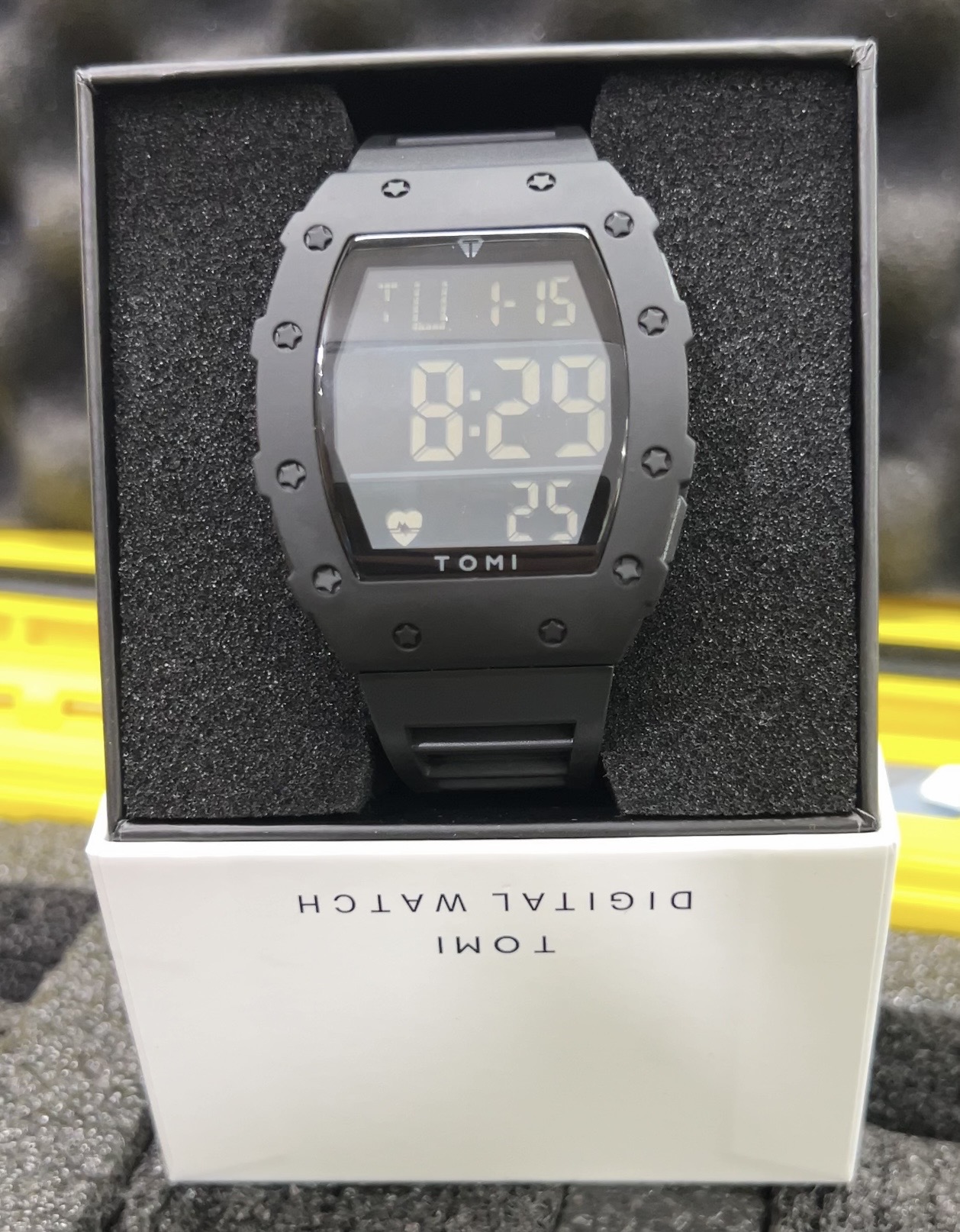 Tipo richard digital - Color correa: negro