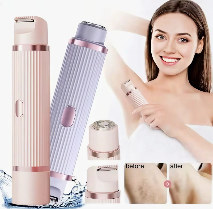 Depilador 2 en 1 portatil doble cabeza