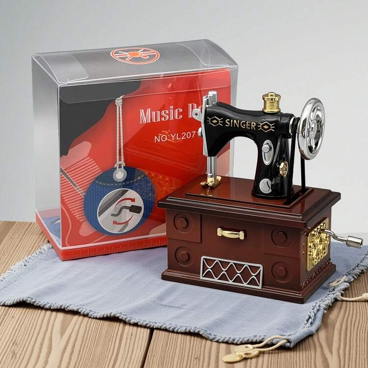 CAJA MUSICAL MAQUINA DE COSER