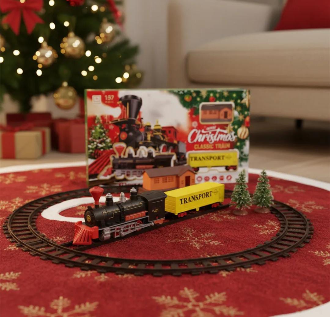 Tren Clásico Navideño Vagón de Carga